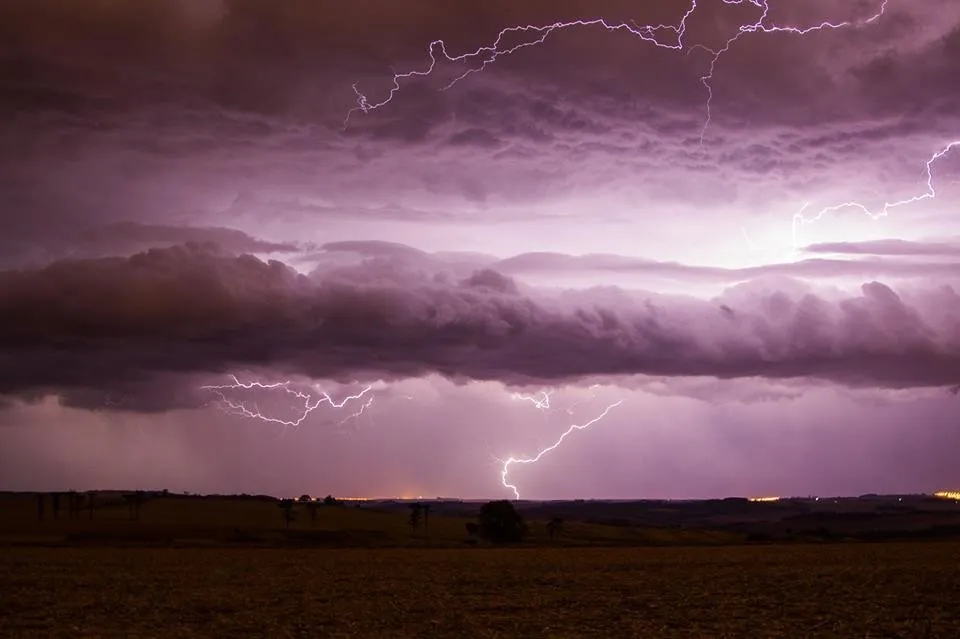 Chuva e risco de temporais deixam Curiúva e região em alerta neste fim de semana