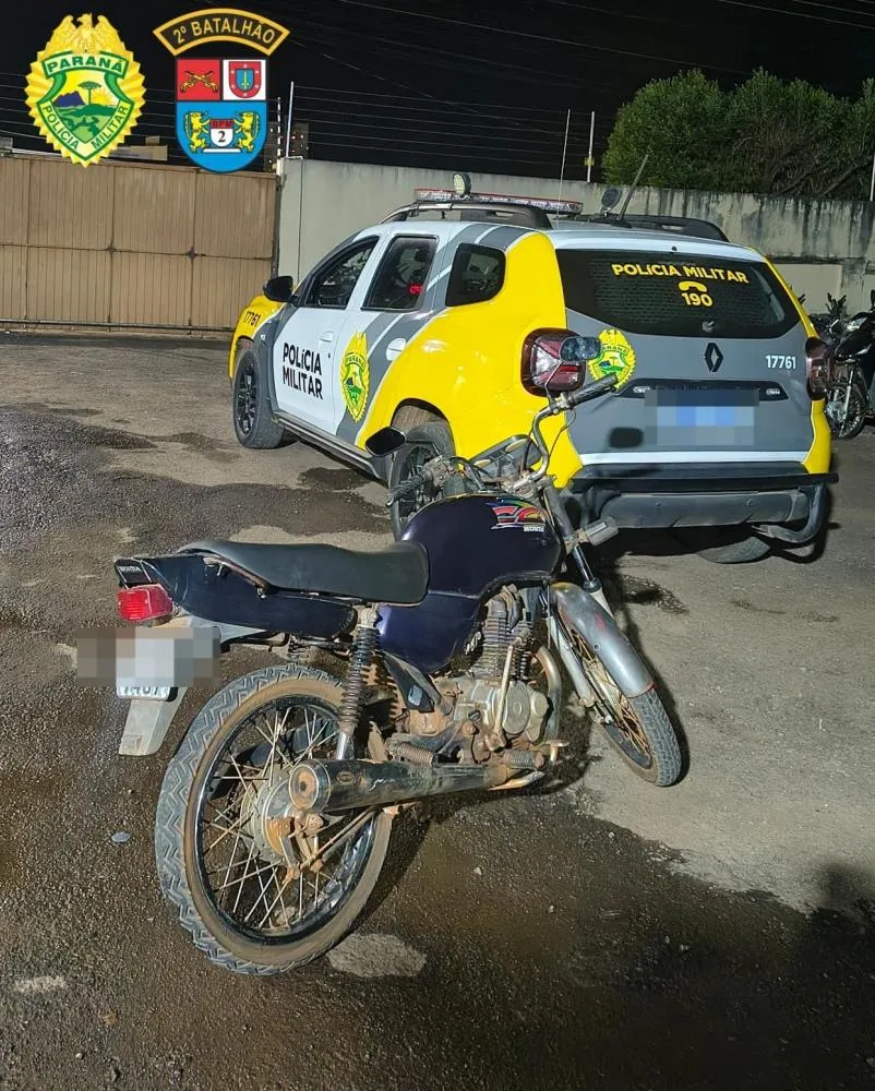 PM apreende motocicletas irregulares em Ibaiti, Cambará e Pinhalão