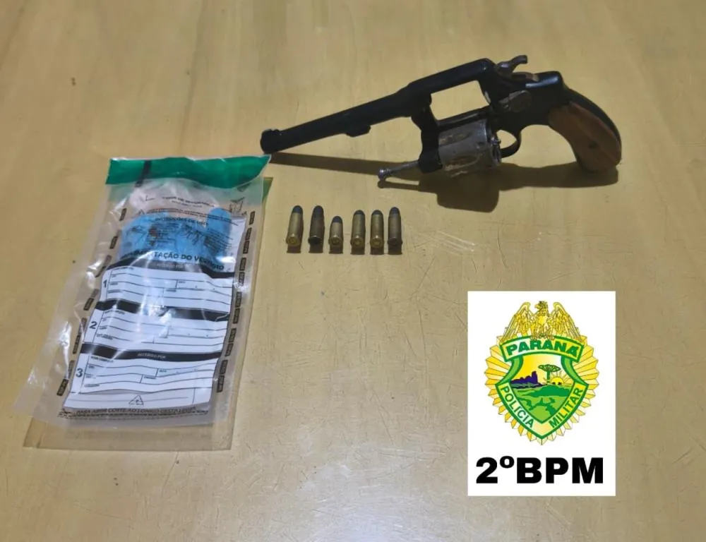 PM apreende arma de fogo e drogas durante Cavalgada da EFAPI em Santo Antônio da Platina