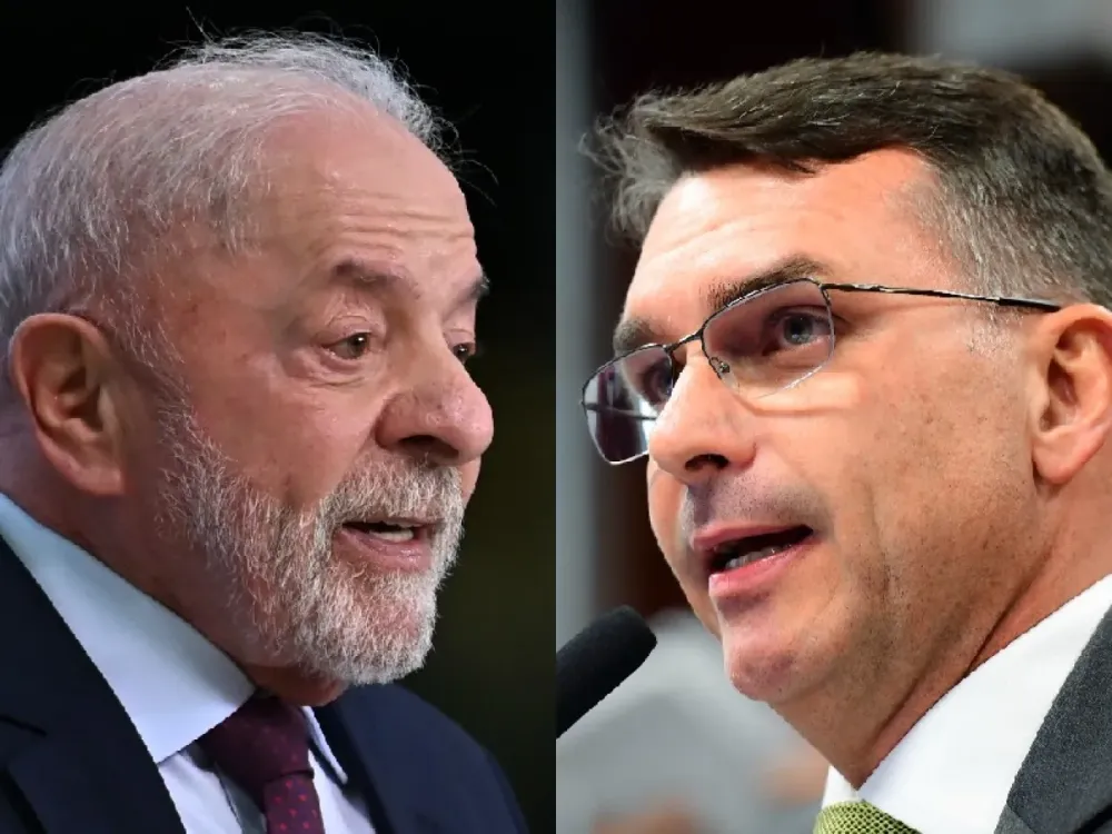 QUAEST: Lula e Flávio Bolsonaro empatam com 41% em eventual segundo turno