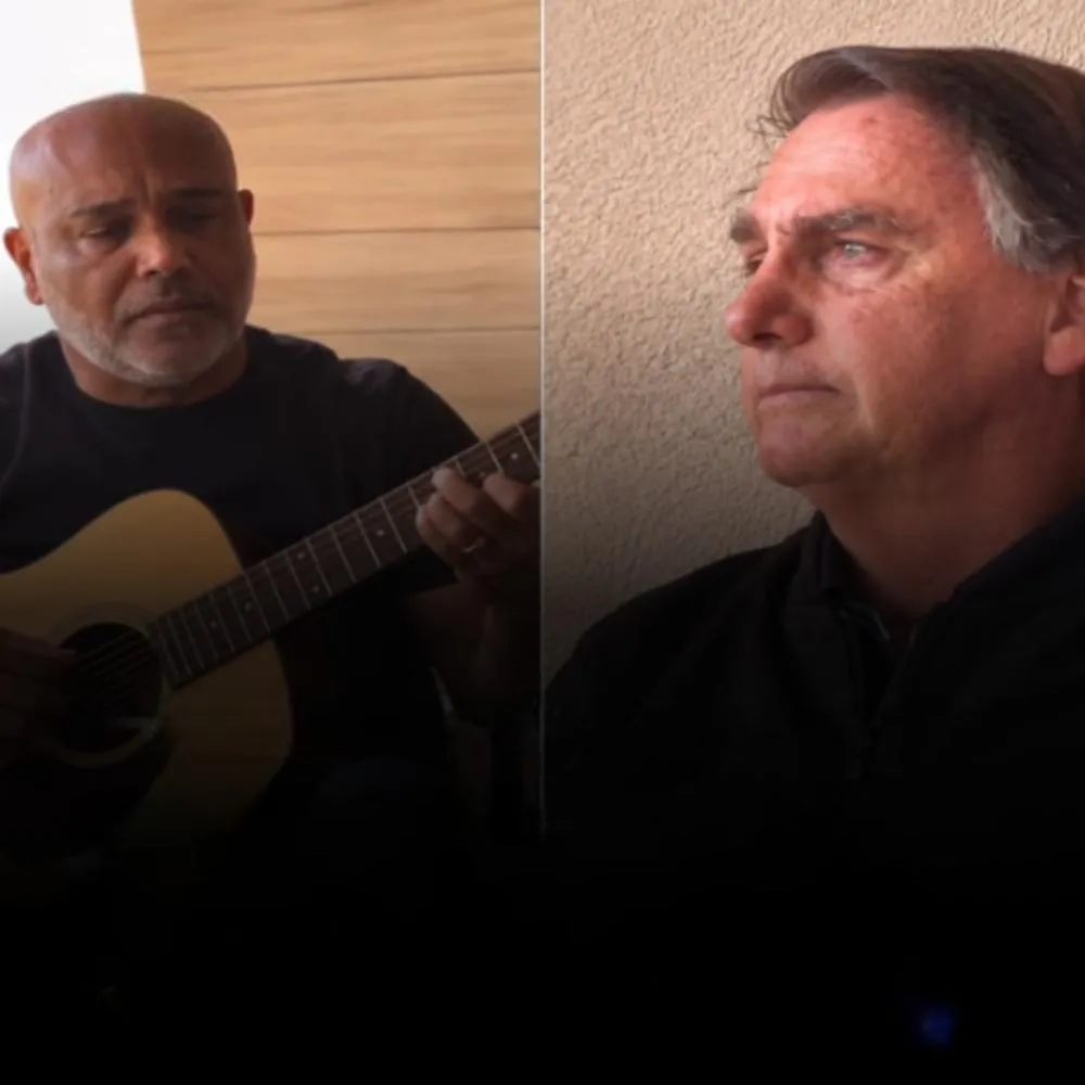 Após morte de Rick, internet revive vídeo do ex-presidente Jair Bolsonaro emocionado ao ouvir louvor cantado pelo sertanejo