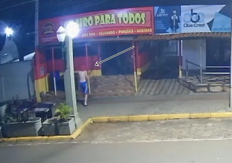 Foto: Câmera de segurança