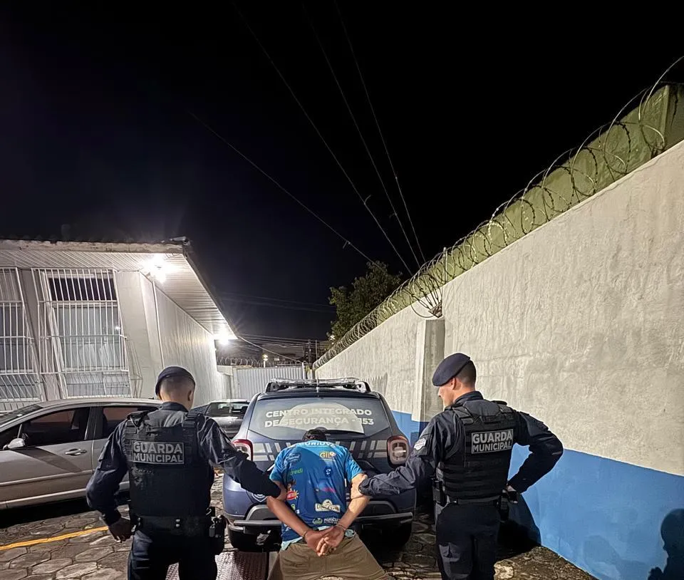 Guarda Municipal cumpre mandado de prisão durante patrulhamento em Telêmaco Borba