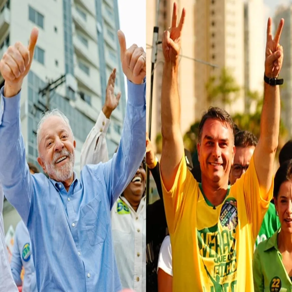 Palver: Flávio Bolsonaro tem 47% e Lula, 43% na véspera do 1°turno